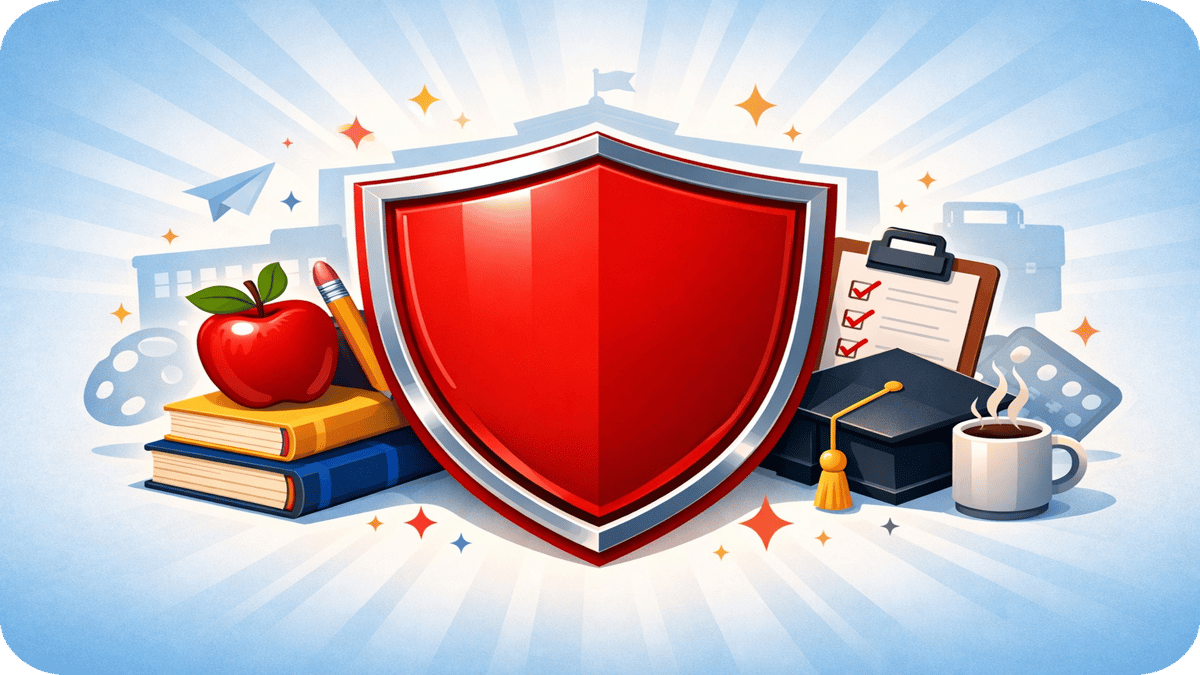 Red shield icon